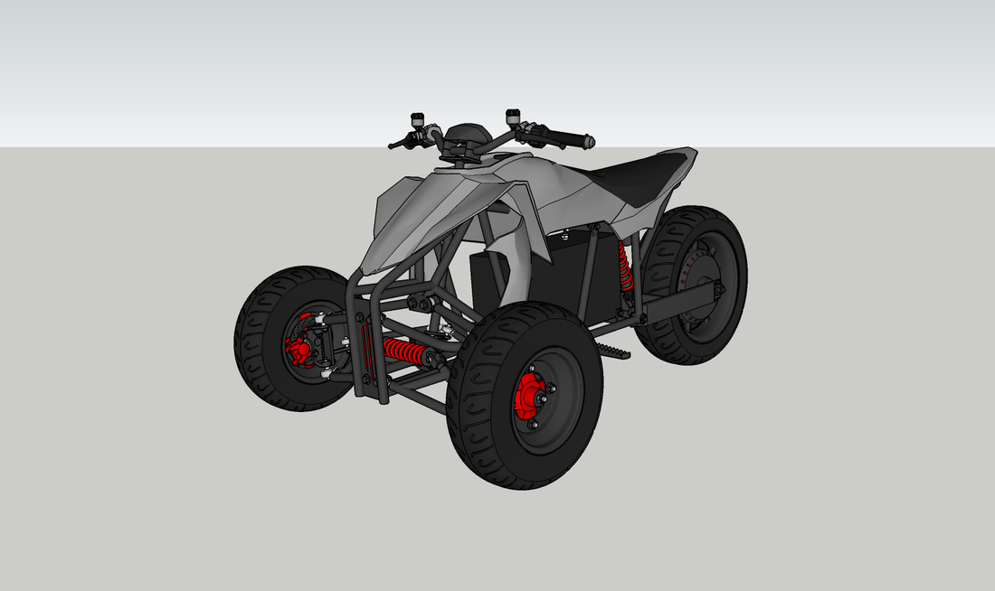 electric reverse trike motorcycle